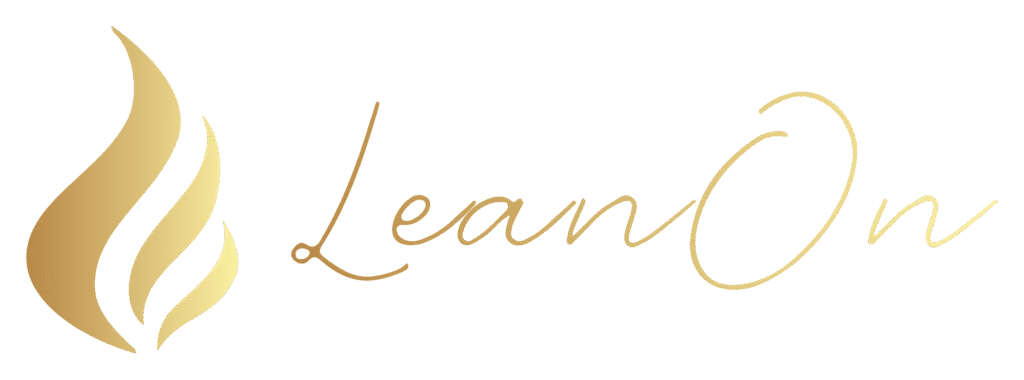 LeanOn logo kultainen